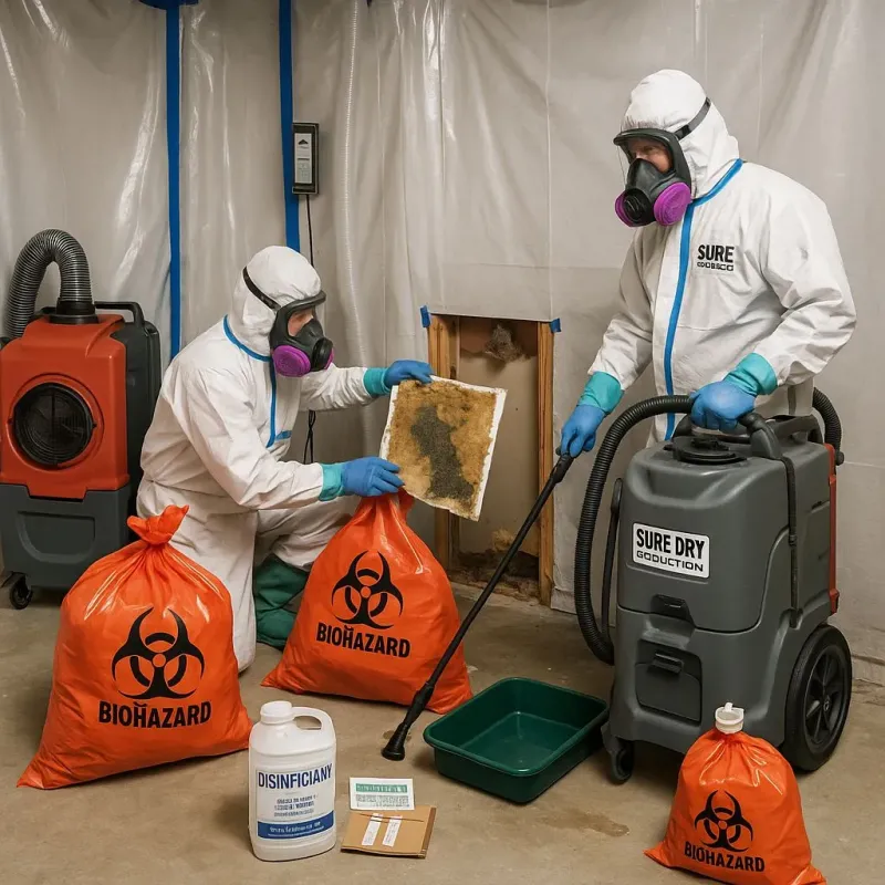 Contaminated Water Handling Protocols process in Legend Lake, WI